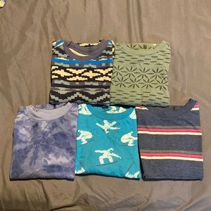 5 (five) Old Navy kids size 4t long sleeve shirts